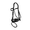 Trense Matte Large Crank Noseband Dressage Collection by Dy'on Black