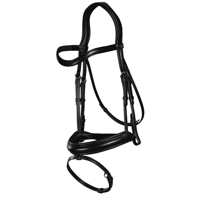 Trense Matte Noseband Dressage Collection by Dy'on Black