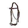 Trense mit verstellbarem Reithalfter D Collection Dy'on Brown