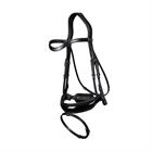 Trense Patent Large Crank Noseband Dressage Collection by Dy'on Black