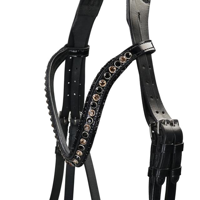 Trense Showtime Las Vegas Glitter HB Black-Black