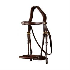 Trense Strick in Leder eingefasst Dy'on Brown