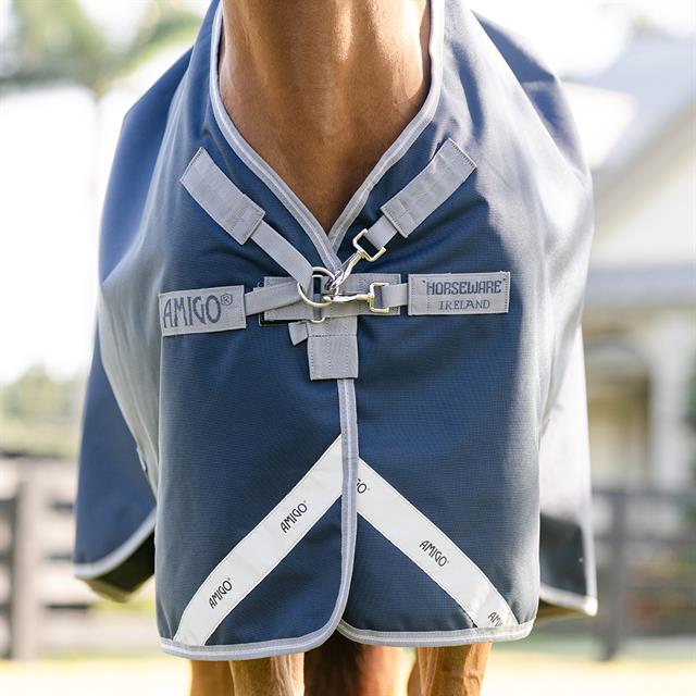 Turnout Rug Horseware Amigo 1200D 0g Dark Blue-Grey