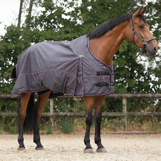 Turnout Rug QHP Collection 0gr Grey