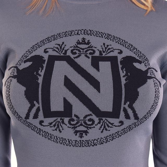 Turtle Neck N-Brands X Epplejeck Horse Logo Mid Blue