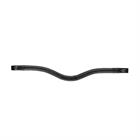 V-Shaped Flat Leather Browband US Hunter Dy'on Black