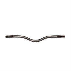 V-Shaped Silver Clincher Browband US Hunter Dy'on Brown