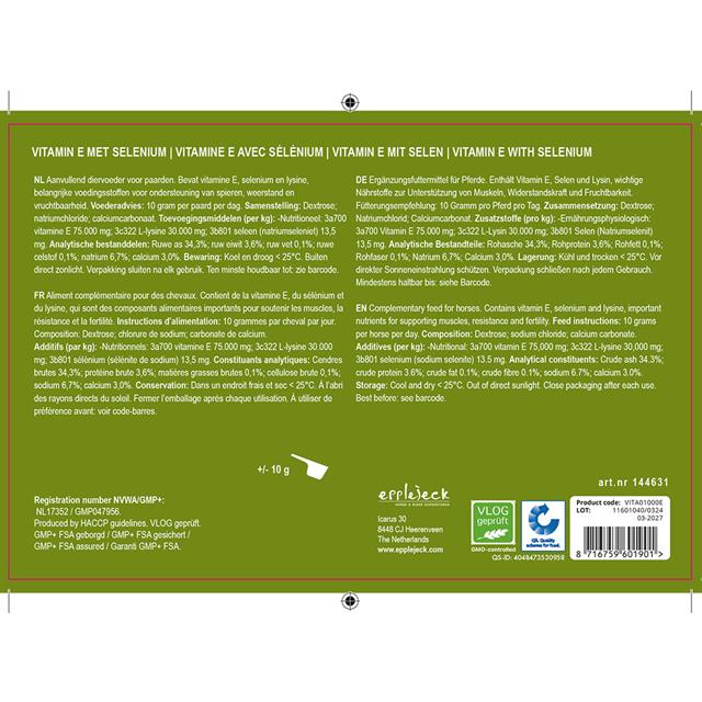 Vitamin E with Selenium Epplejeck Multicolour