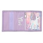 Wallet Ylvi with Embroidered Wings Purple