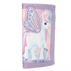 Wallet Ylvi with Embroidered Wings Purple