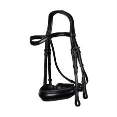 Weymouth Bridle Dy'on Matte Large Crank Noseband Dressage Collection Black