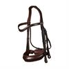 Weymouth Bridle Dy'on Matte Large Crank Noseband Dressage Collection Brown