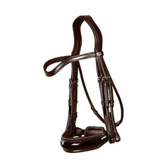 Weymouth Bridle Dy'on Patent Large Crank Noseband Dressage Collection Brown