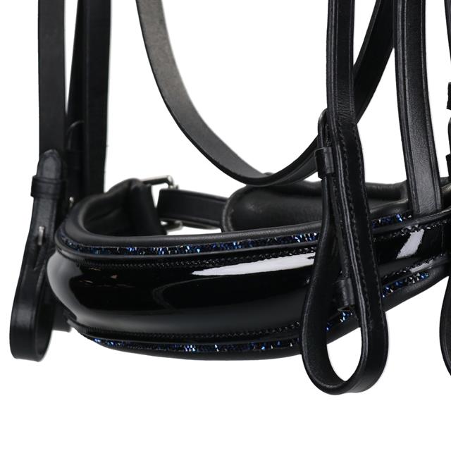 Weymouth Bridle HB Showtime All You Needed Black-Blue