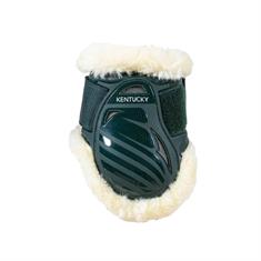 Young Horse Fetlock Boots Horsegear Kentucky Vegan Wool Dark Green