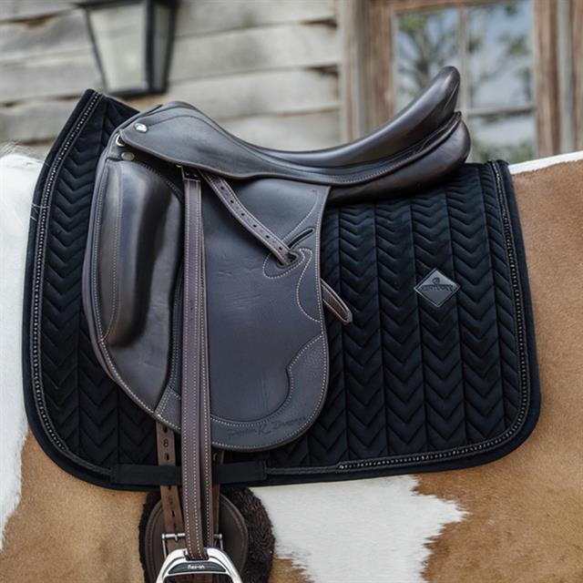 ZADELDEK KENTUCKY VELVET PEARLS Black